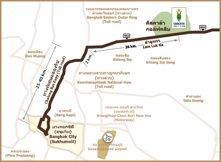 Access Map form Bangkok